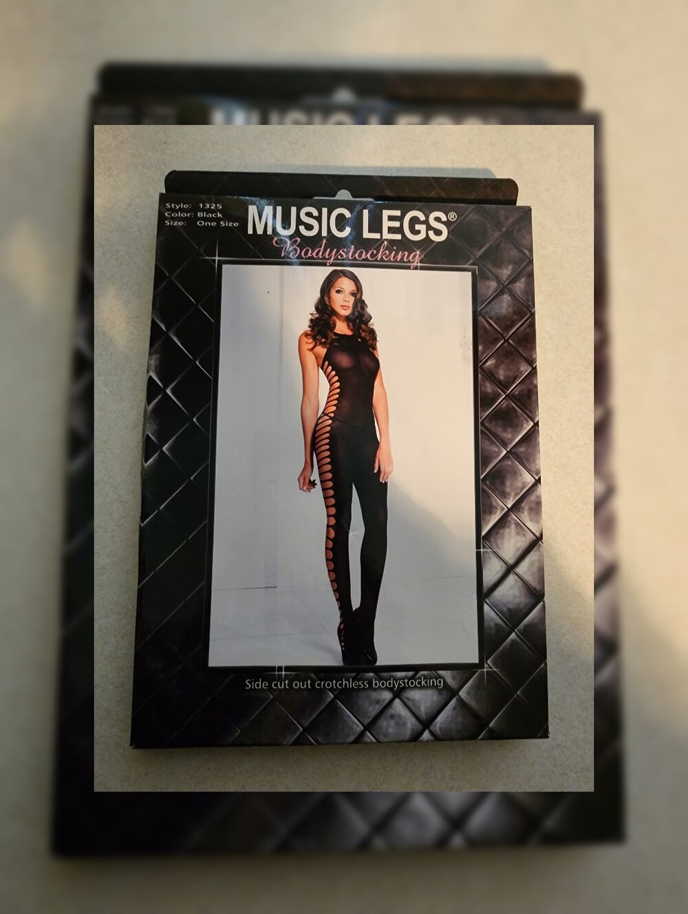 Music Legs Bodystocking OS New